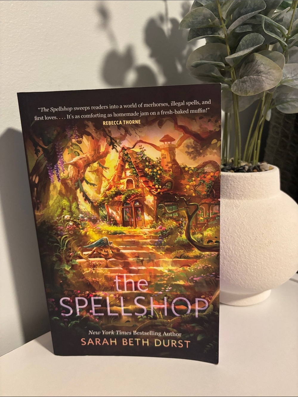 The Spellshop by Sarah Beth Durst — Colorful Fantasy Cover